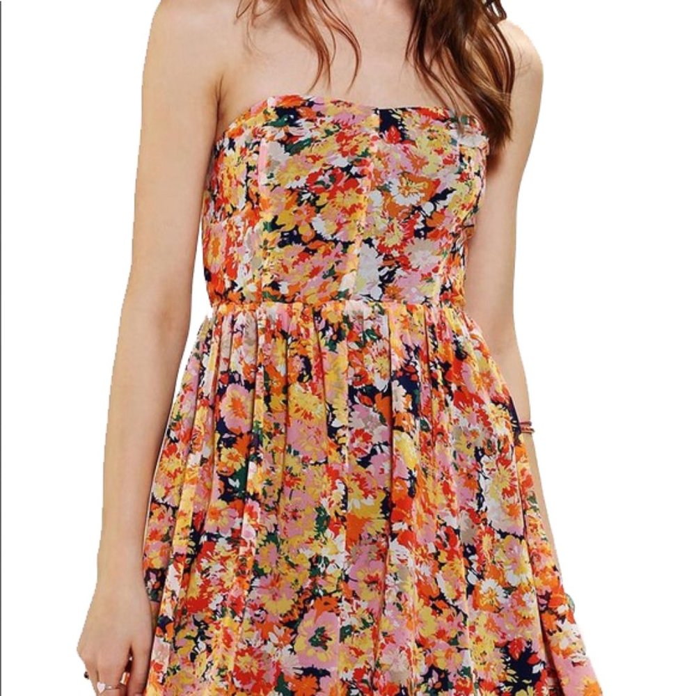 Lucca Couture Floral Mini Dress inspired by the met gala floral theme!